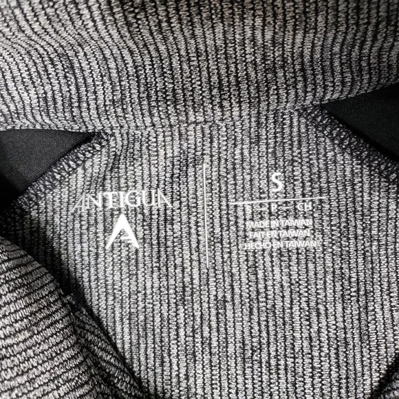 NEW Antigua Pullover Golf 1/4 Zip Black Heathered - Picture 2 of 7